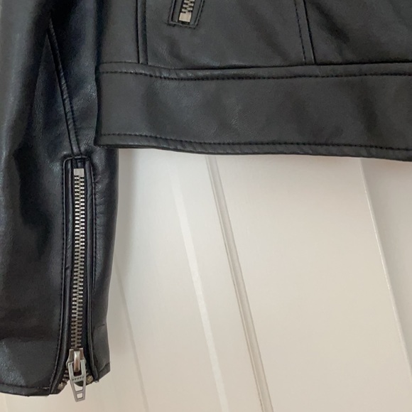 Faux leather blank nyc jacket - Picture 3 of 9